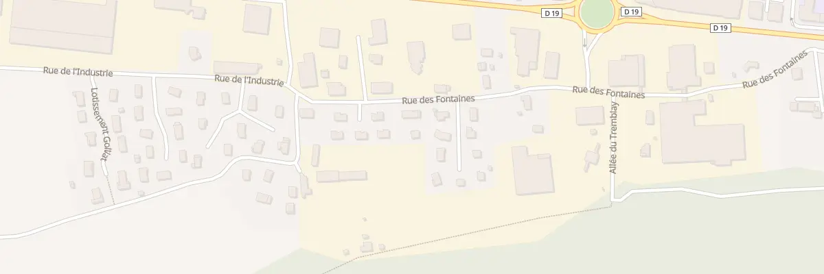Plan du 150 Rue des Fontaines à Vougy
