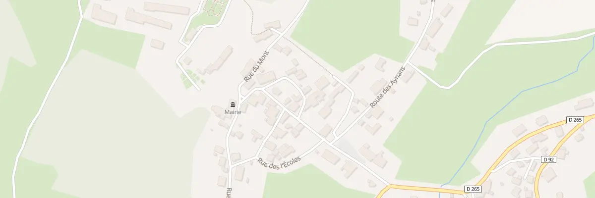 Plan du 1 Rue de la Forge à Gouhenans