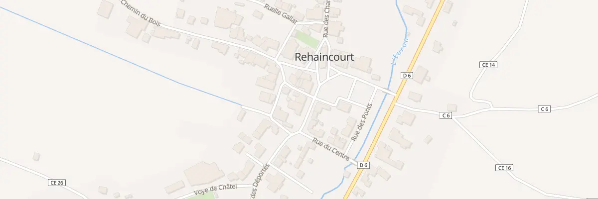Plan du 42 Rue des Déportés à Rehaincourt