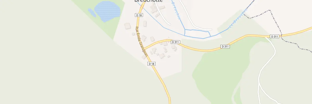 Plan du 2 Rue de Hauterive à Breuchotte