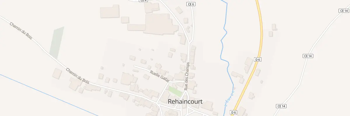 Plan du 71 Rue des Champs à Rehaincourt