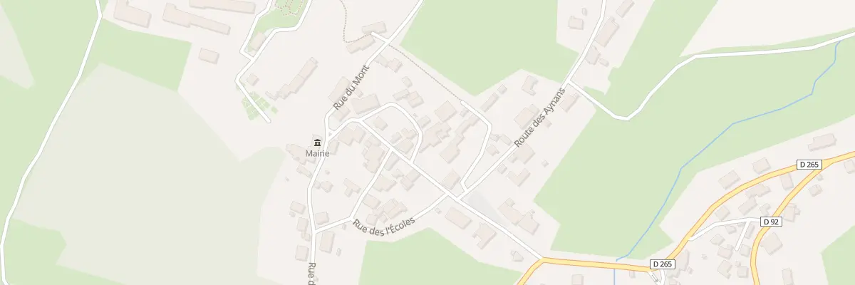 Plan du 6 Rue de la Forge à Gouhenans