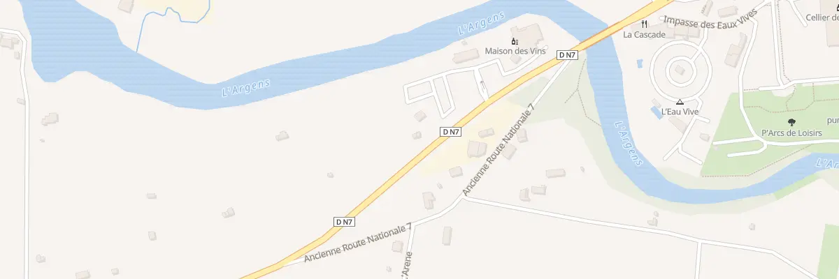 Plan du 2217 Pont d’Argens aux Arcs