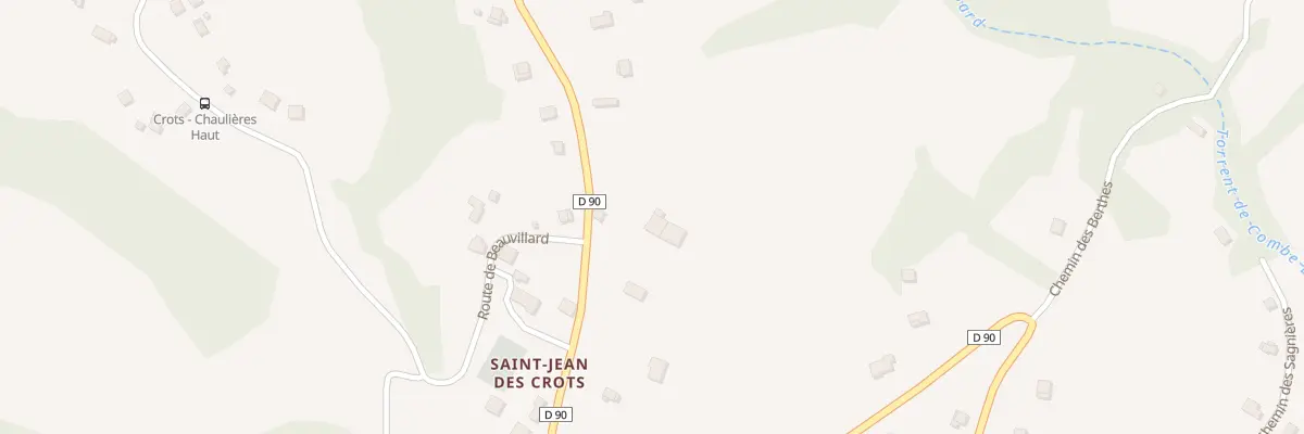 Plan du 5214A Saint Jean à Crots