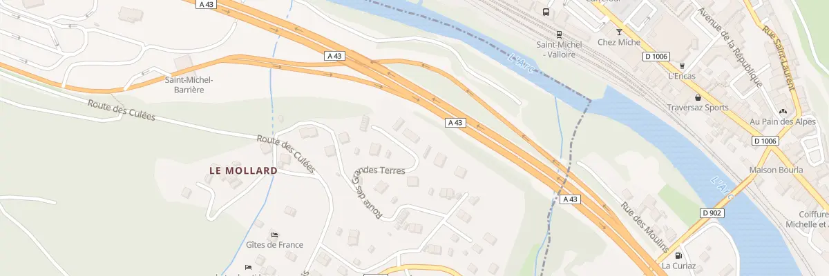 Plan du 340 Rte des Grandes Terres à Saint-Martin-d’Arc