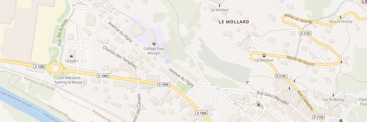 Plan du 6 Av du Vigny à Saint-Michel-de-Maurienne
