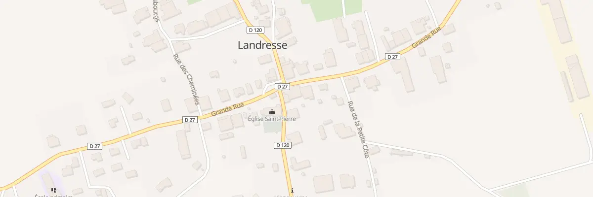 Plan du 21 Grande Rue à Landresse