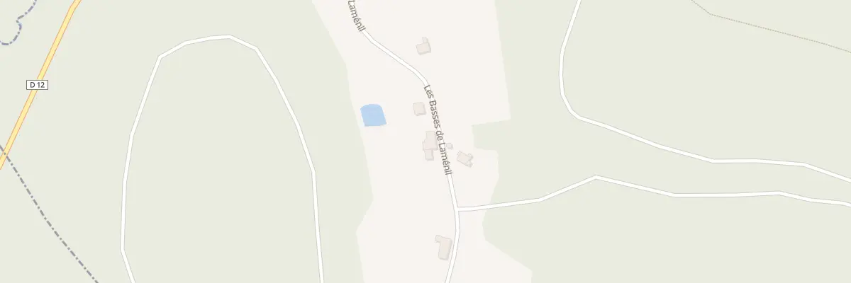 Plan du 5 Les Basses de Laménil à Arches