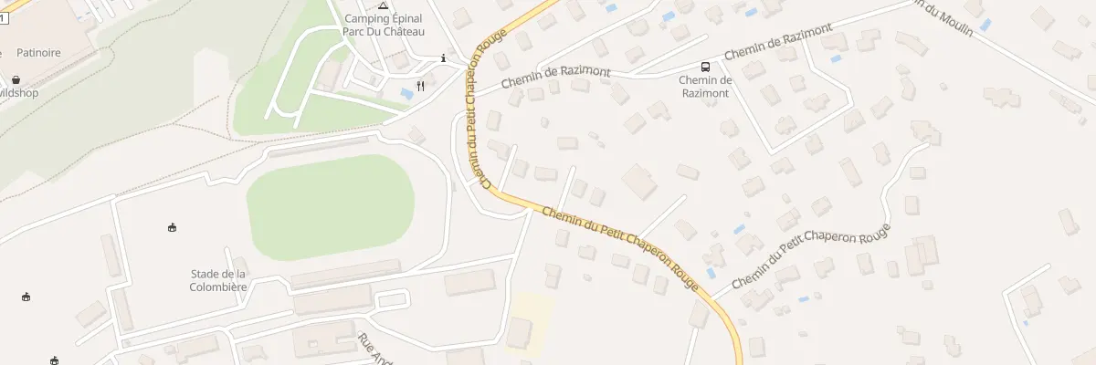 Plan du 56 Che du Chaperon Rouge à Épinal