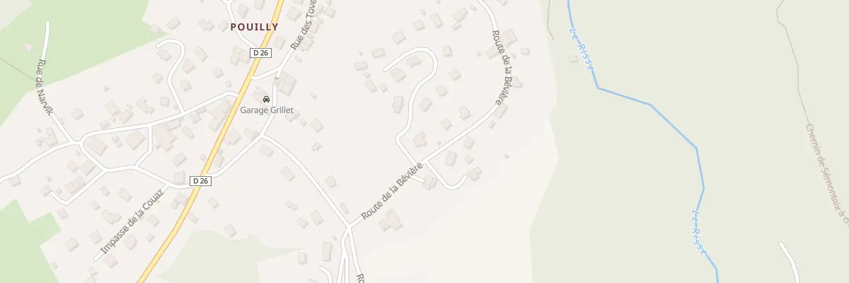 Plan du 123 Rte de la Bevière à Saint-Jeoire