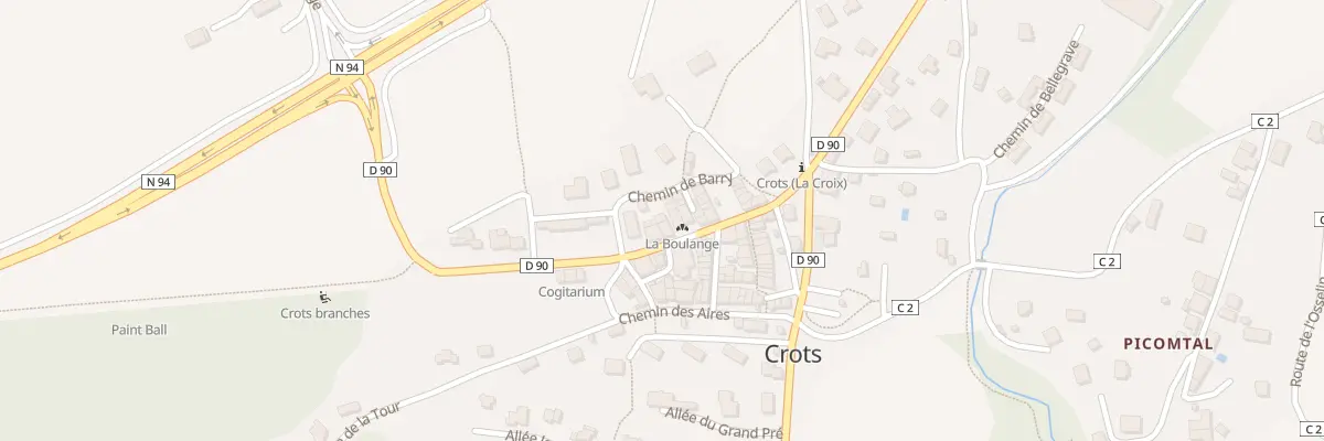 Plan du 5362 Village à Crots
