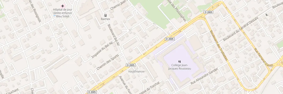 Plan du 43 Av du Gen de Gaulle à Thonon-les-Bains