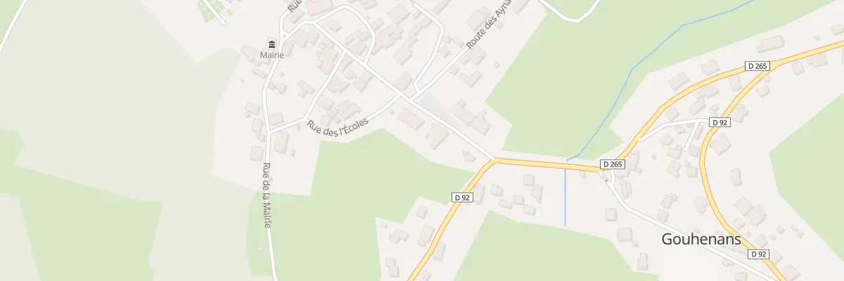 Plan du 3 Rue Grande Rue à Gouhenans