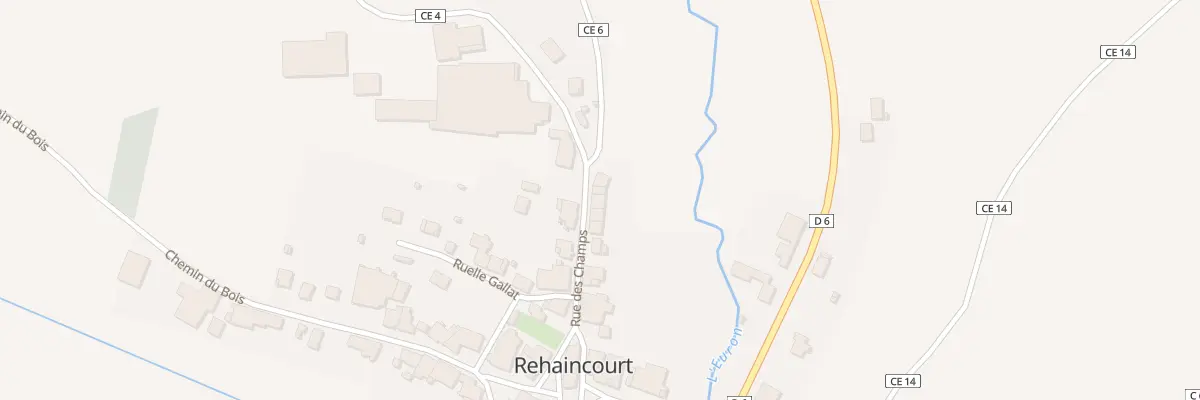 Plan du 90 Rue des Champs à Rehaincourt