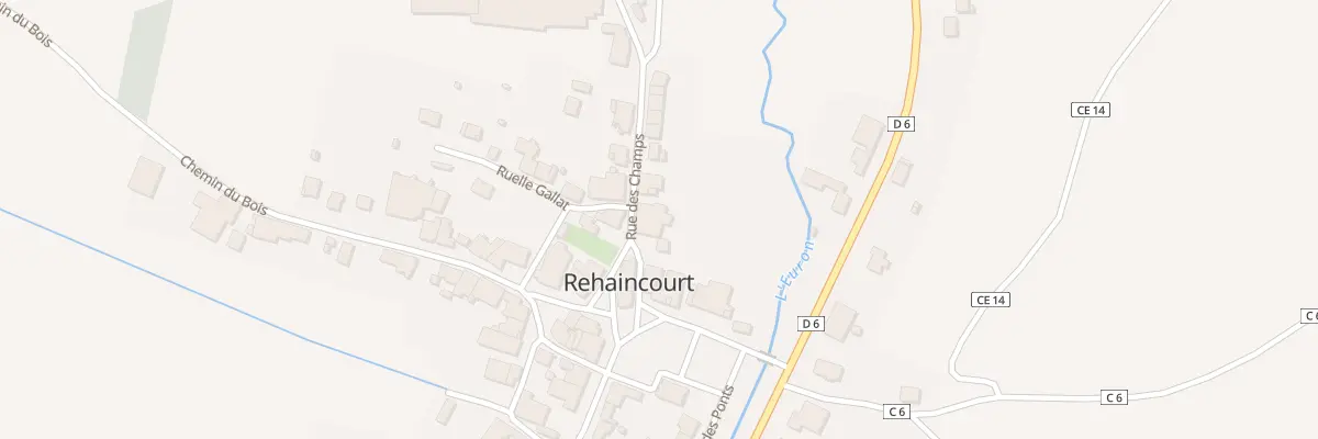 Plan du 87 Pl de la Mairie à Rehaincourt