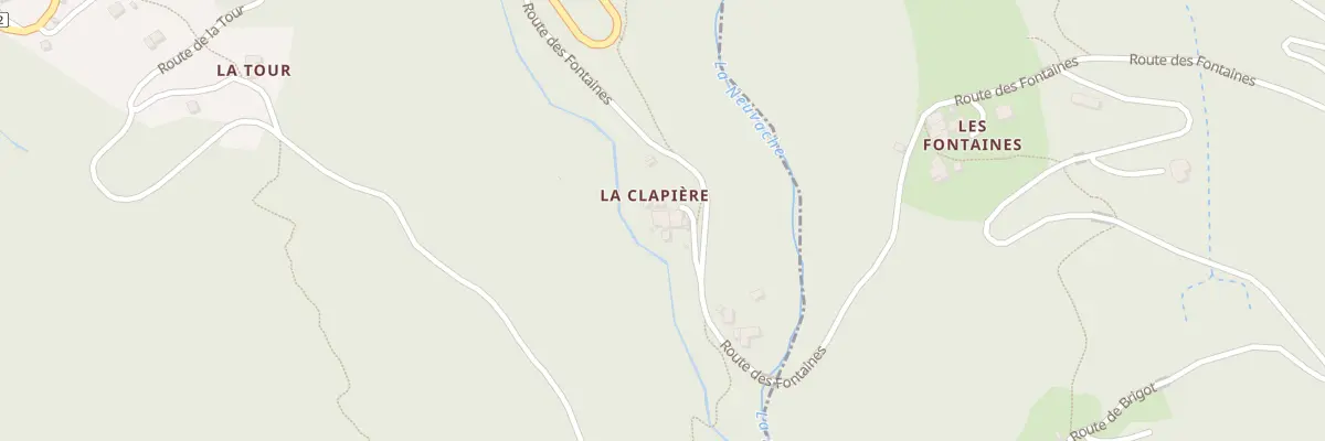 Plan du 61 Rte de la Clapière à Saint-Martin-d’Arc