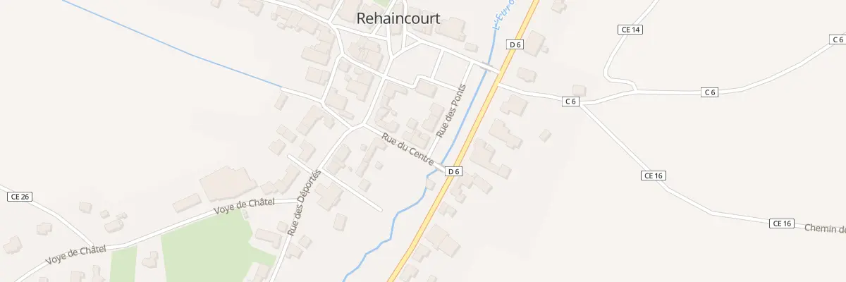 Plan du 61 Rue du Centre à Rehaincourt