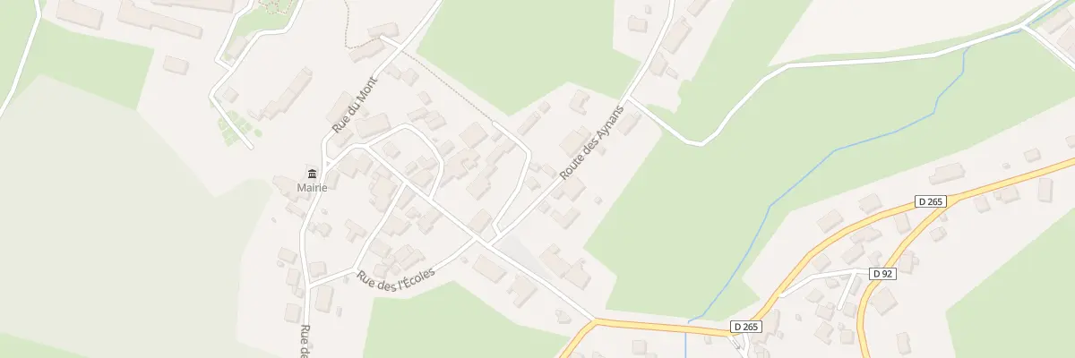Plan du 1 Rte des Aynans à Gouhenans
