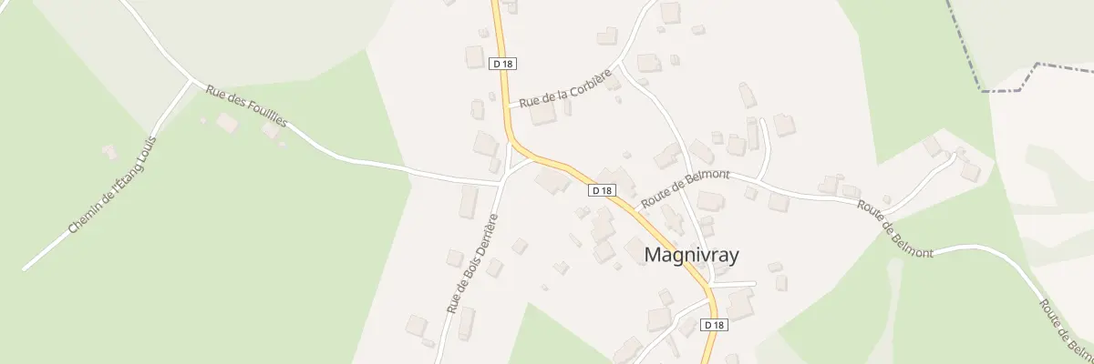 Plan du 1 Grande Rue à Magnivray