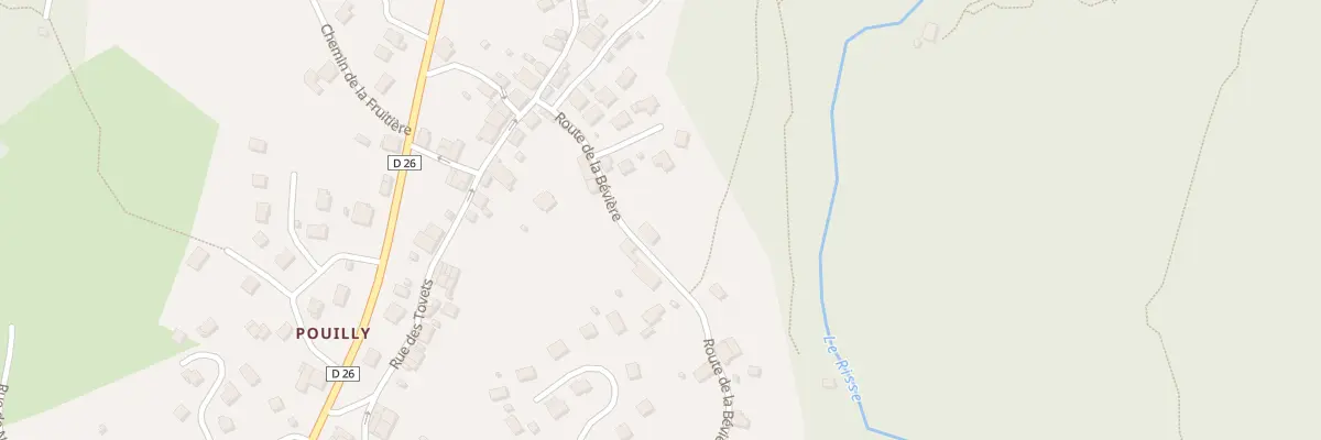 Plan du 406 Rte de la Bevière à Saint-Jeoire