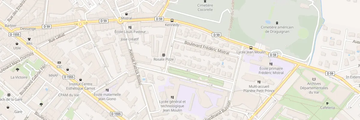 Plan du 127 Pl de la Paix - Simone Veil à Draguignan