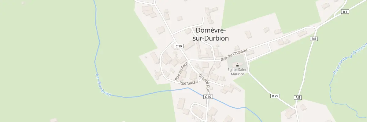 Plan du 2 Rue du Four à Domèvre-sur-Durbion