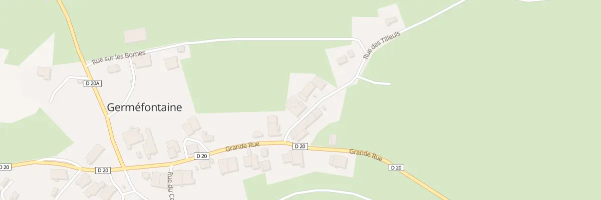 Plan du 3 Rue des Tilleuls à Germéfontaine