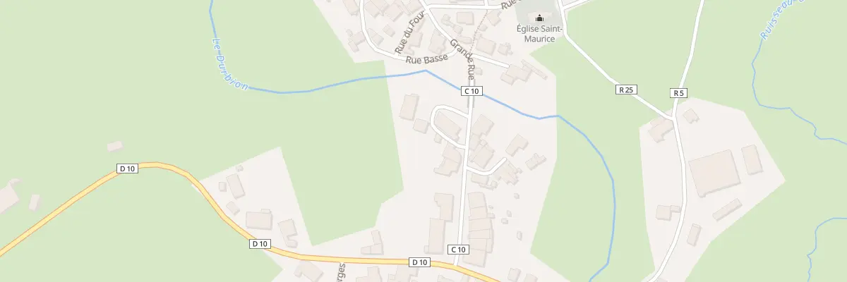 Plan du 1 Rue de la Vieille Ecole à Domèvre-sur-Durbion
