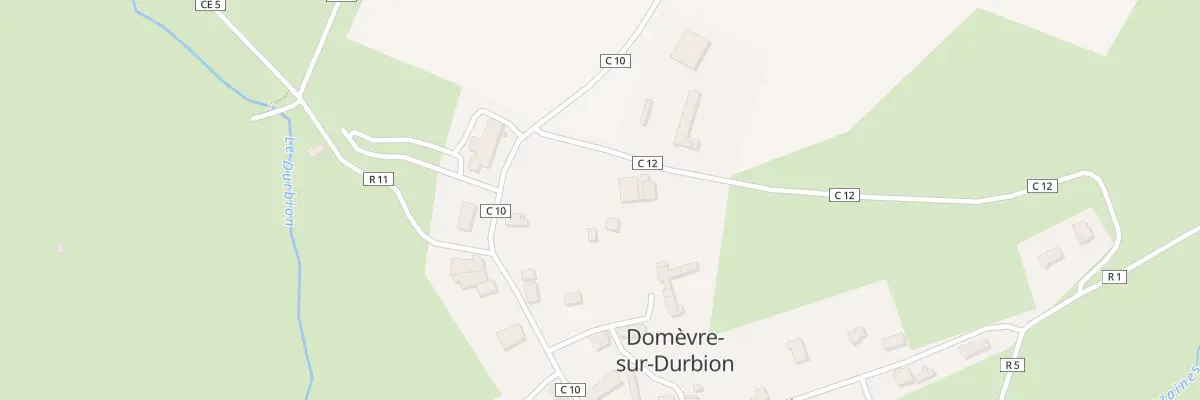 Plan du 1 Rue de Derriere la Ville à Domèvre-sur-Durbion