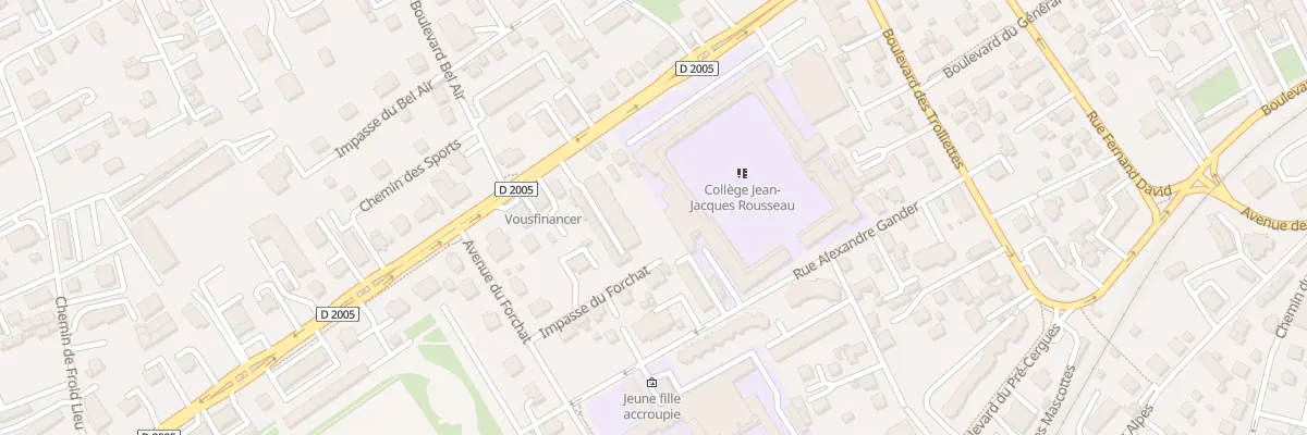 Plan du 40 Av du Gen de Gaulle à Thonon-les-Bains