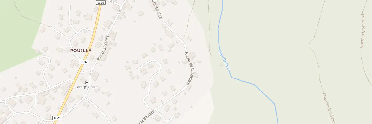 Plan du 295 Rte de la Bevière à Saint-Jeoire