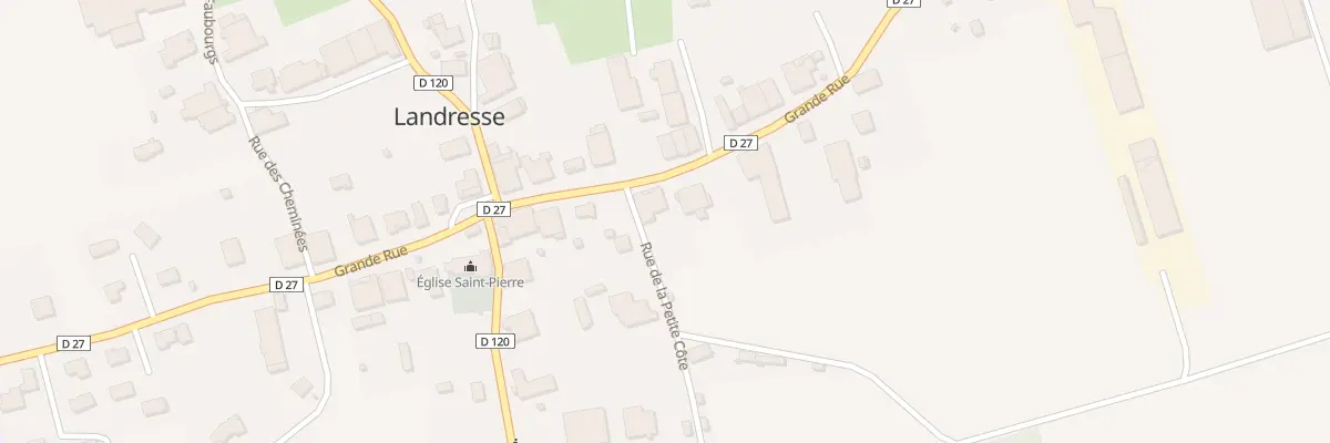 Plan du 1 Rue de la Petite Côte à Landresse