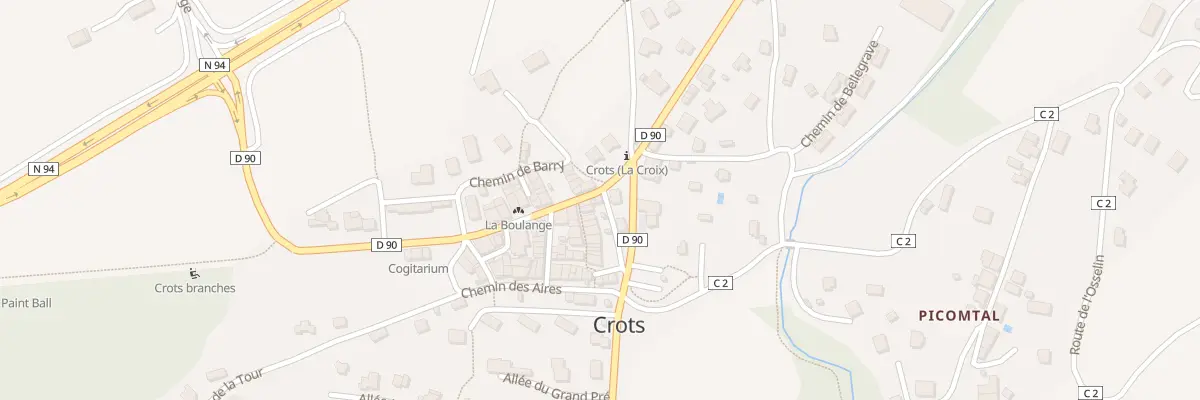 Plan du 5012 Village à Crots