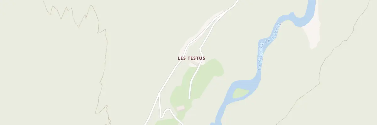 Plan du 60 Che des Testus à Méolans-Revel
