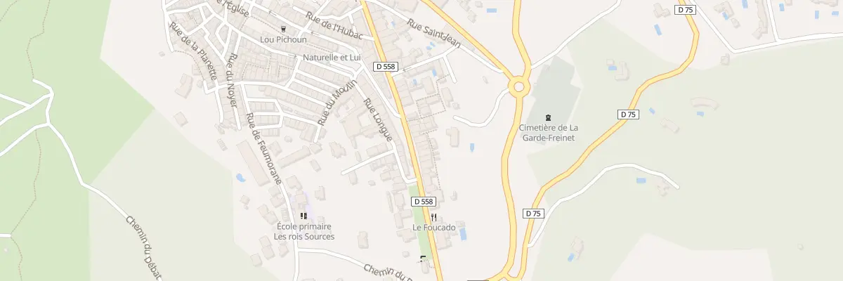 Plan du 7 Rte Nationale à La Garde-Freinet