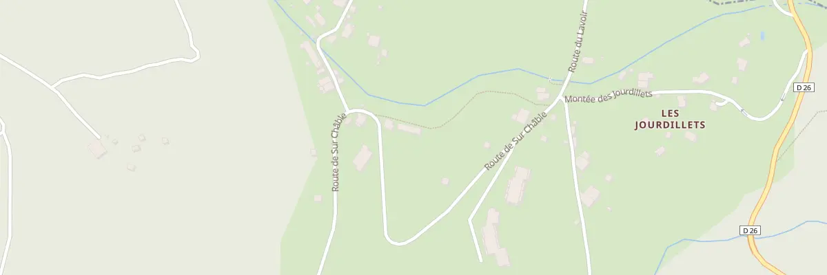 Plan du 352 Rte de sur Chable à Saint-Jeoire