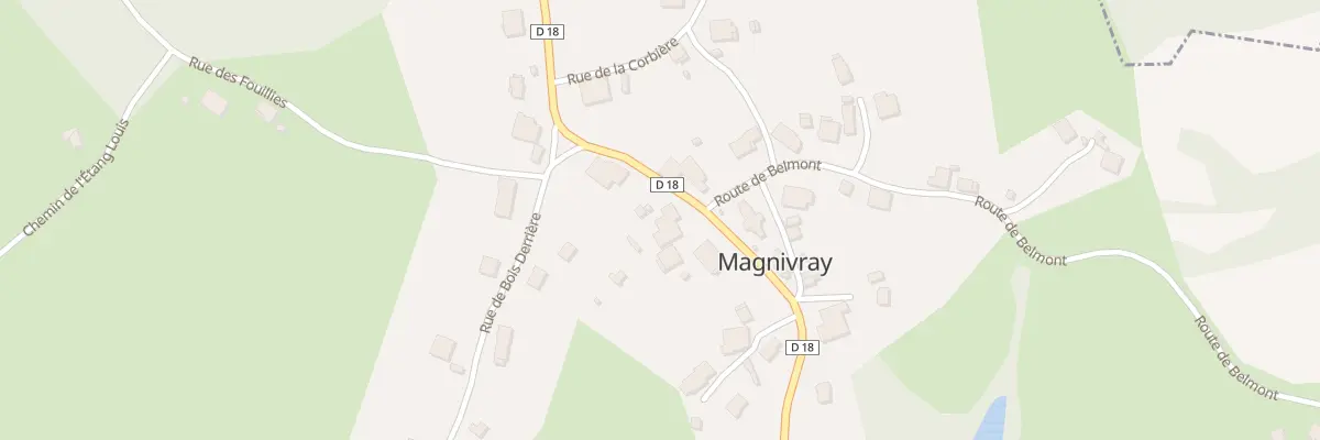 Plan du 3 Grande Rue à Magnivray