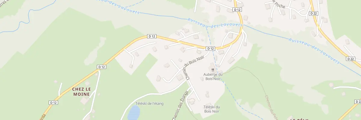 Plan du 70 Rte du Bois Noir à Habère-Poche