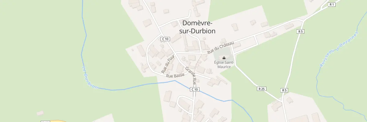 Plan du 26 Gr Grande Rue à Domèvre-sur-Durbion