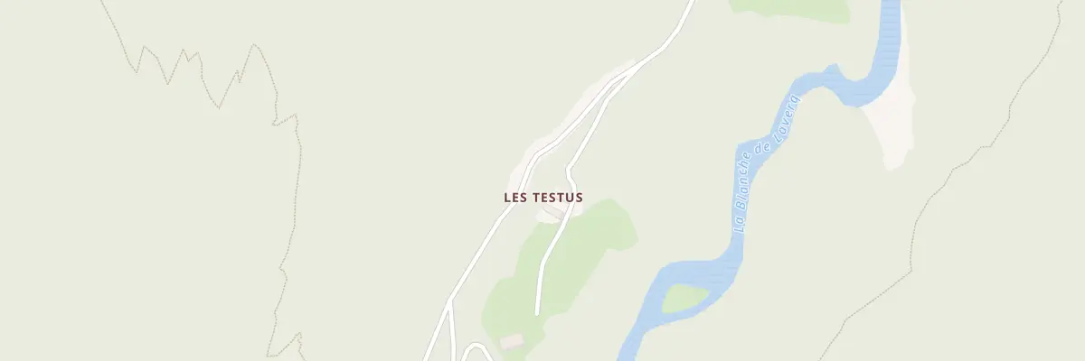 Plan du 40 Che des Testus à Méolans-Revel