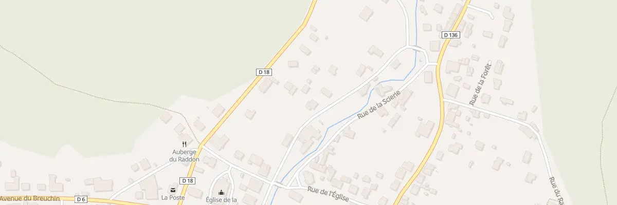 Plan du 7 Rue du Moulin à Raddon-et-Chapendu