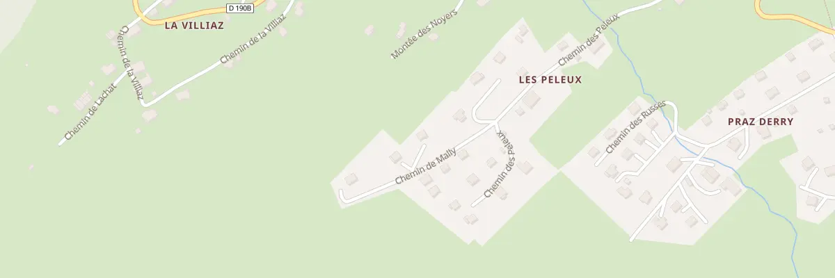 Plan du 112 Che de Mally à Onnion