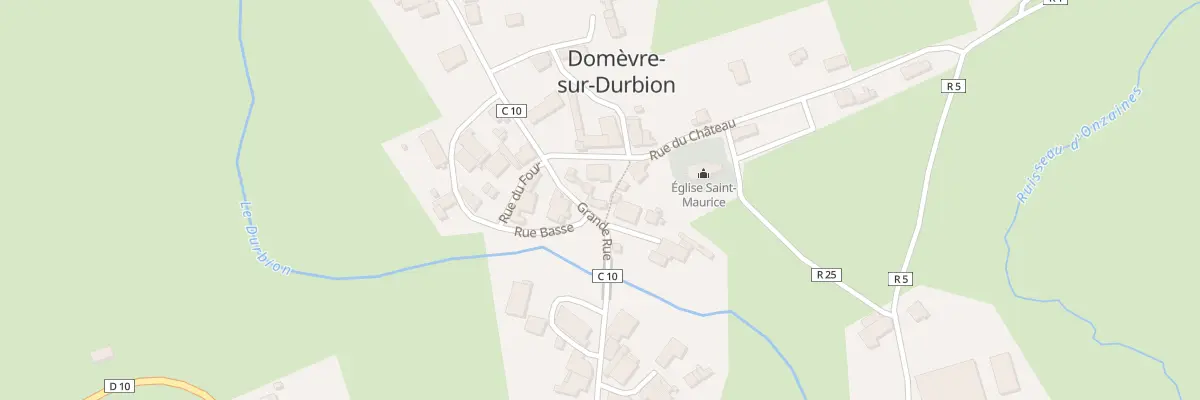 Plan du 24 Gr Grande Rue à Domèvre-sur-Durbion