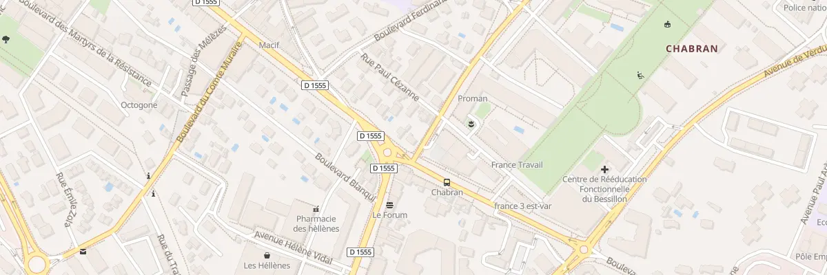 Plan du 61 Av Carnot à Draguignan