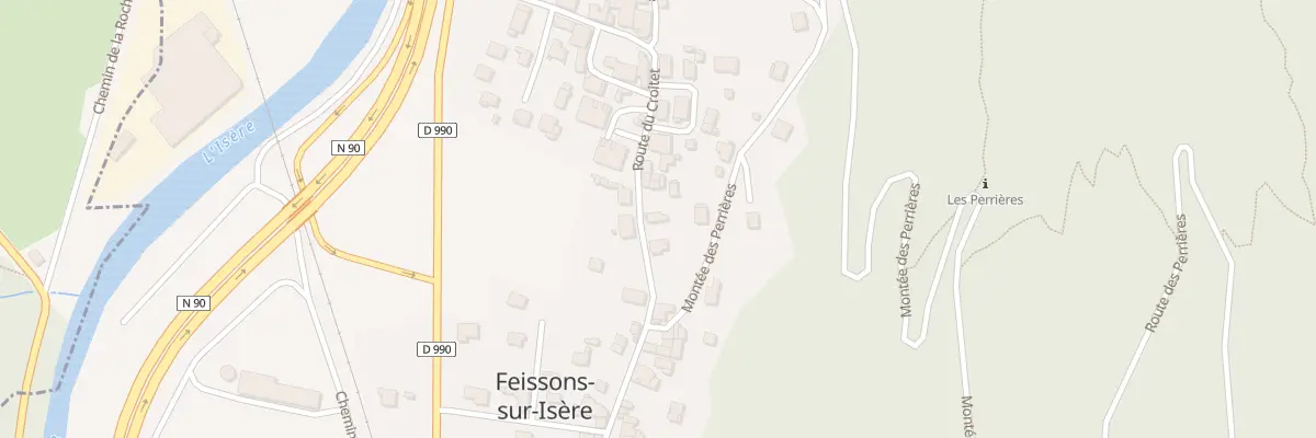 Plan du 170 Rte du Croitet à La Léchère