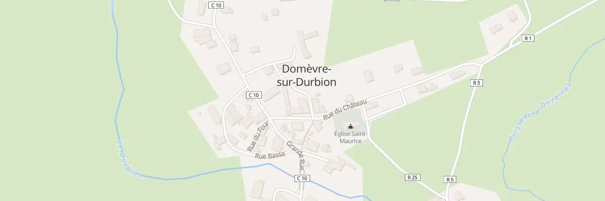 Plan du 1 Rue du Haut Puits à Domèvre-sur-Durbion