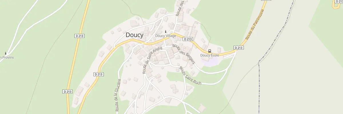 Plan du 6165 Doucy à La Léchère