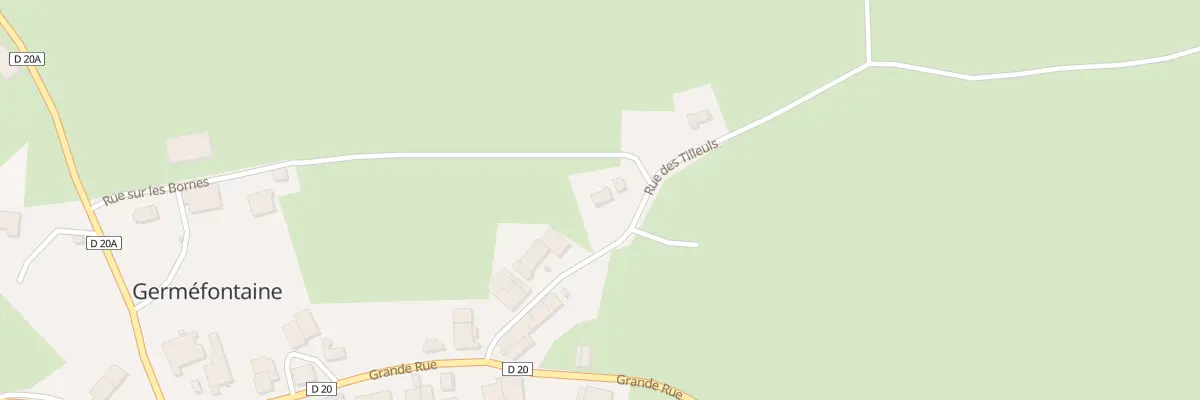 Plan du 5 Rue des Tilleuls à Germéfontaine