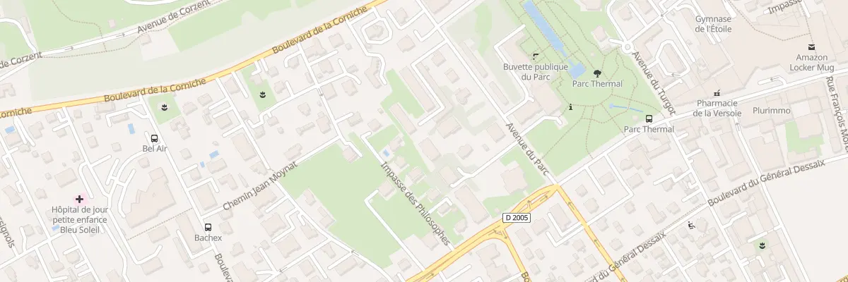 Plan du 2B Av du Parc à La Baume