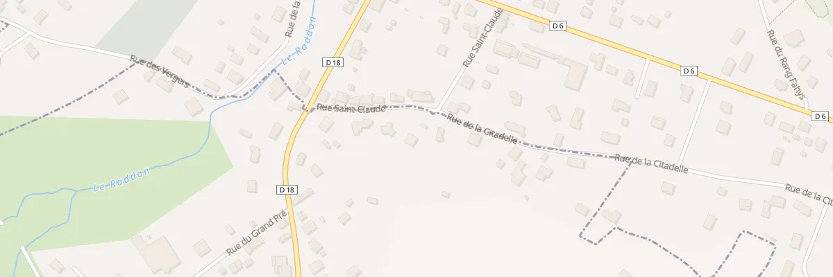 Plan du 10 Rue Saint Claude à Breuchotte